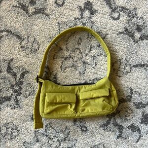BAGGU Green Shoulder Bag Casual Style